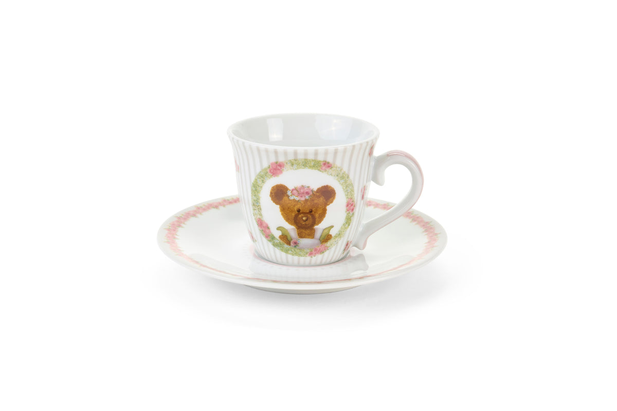 Coppia tazzine con piattino Sweet Bear