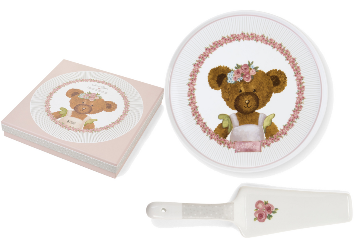 Piatto con paletta Sweet Bear