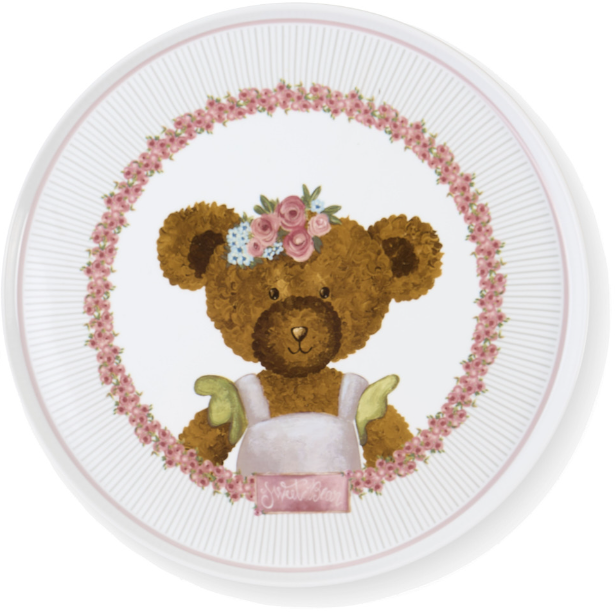 Piatto con paletta Sweet Bear