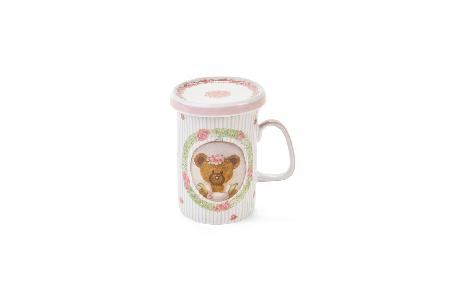 Tazza orsi a mezzobusto con coperchio e portafiltro Sweet bear