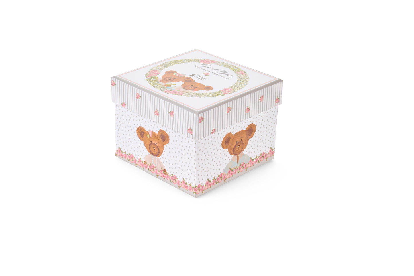 Tazza orsi a mezzobusto fondo righe Sweet Bear