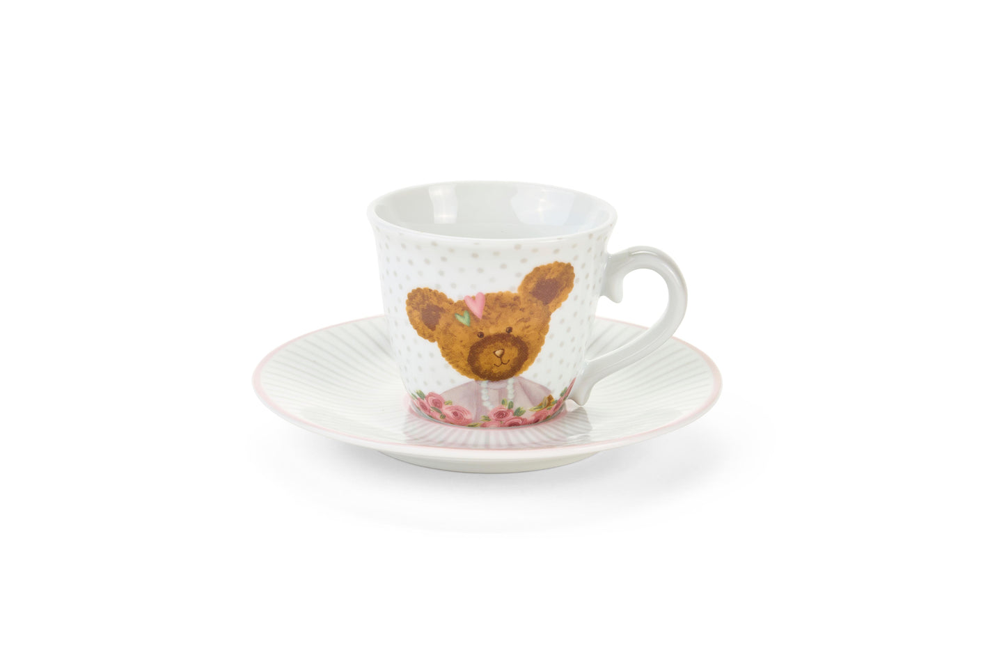 Coppia tazzine con piattino Sweet Bear