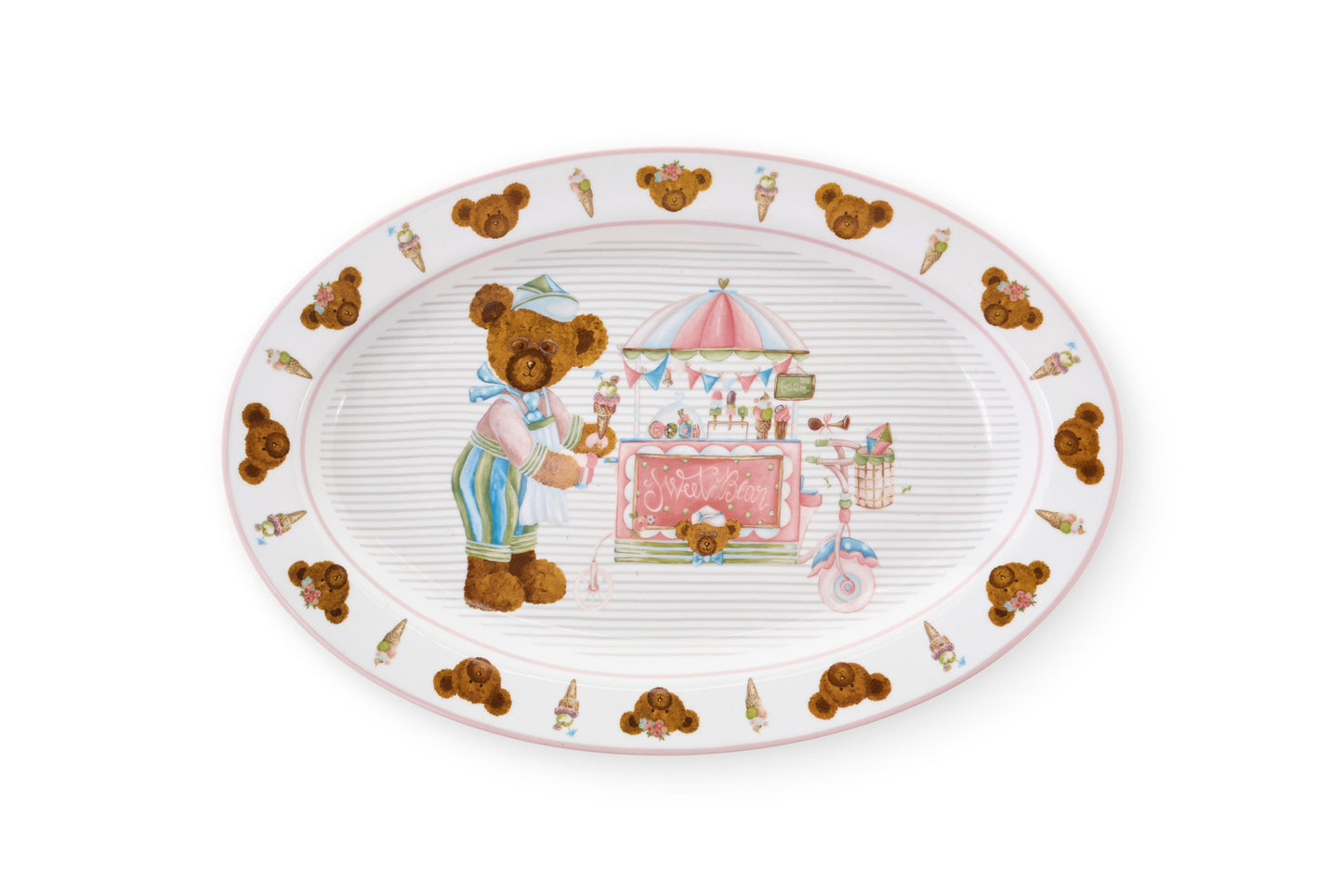 Piatto ovale da portata Sweet Bear