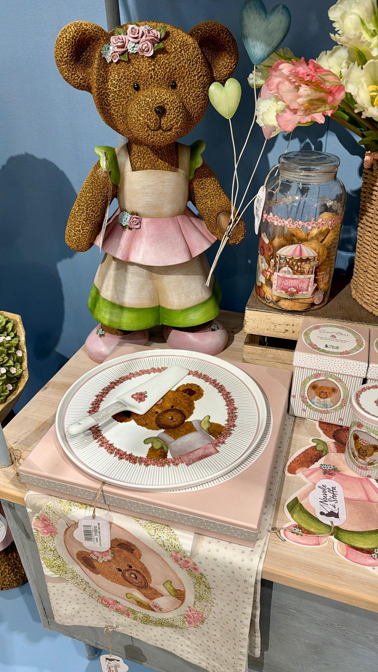 Piatto con paletta Sweet Bear